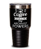 Funny Archivist Tumbler Coffee Gives Me My Archivist Powers 30oz Stainless Steel Black