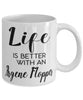 Funny Argene Flopper Rabbit Mug Life Is Better With An Argene Flopper Coffee Cup 11oz 15oz White