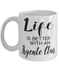 Funny Argente Clair Rabbit Mug Life Is Better With An Argente Clair Coffee Cup 11oz 15oz White