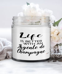 Funny Argente De Champagne Rabbit Candle Life Is Better With An Argente De Champagne 9oz Vanilla Scented Candles Soy Wax