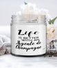 Funny Argente De Champagne Rabbit Candle Life Is Better With An Argente De Champagne 9oz Vanilla Scented Candles Soy Wax