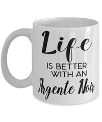Funny Argente Noir Rabbit Mug Life Is Better With An Argente Noir Coffee Cup 11oz 15oz White