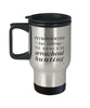 Funny Arrowhead Hunter Travel Mug Introverted But Willing To Discuss Arrowhead Hunting 14oz Stainless Steel Black