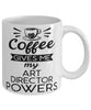 Funny Art Director Mug Coffee Gives Me My Art Director Powers Coffee Cup 11oz 15oz White