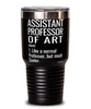 Funny Assistant Professor of Art Tumbler Like A Normal Professor But Much Cooler 30oz Stainless Steel Black