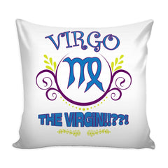 Funny Astrology Virgo Zodiac Graphic Pillow Cover