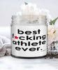 Funny Athlete Candle B3st F-cking Athlete Ever 9oz Vanilla Scented Candles Soy Wax