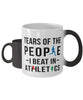 Funny Athlete Mug Tears Of The People I Beat In Athletics Coffee Mug Color Changing 11oz