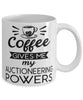 Funny Auctioneer Mug Coffee Gives Me My Auctioneering Powers Coffee Cup 11oz 15oz White