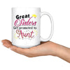 Funny Aunt Mug Great Sisters Get Promoted To Aunt 15oz White Coffee Mugs