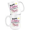 Funny Aunt Mug Great Sisters Get Promoted To Aunt 15oz White Coffee Mugs