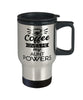 Funny Aunt Travel Mug Coffee Gives Me My Aunt Powers 14oz Stainless Steel