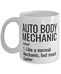 Funny Auto Body Mechanic Mug Like A Normal Mechanic But Much Cooler Coffee Cup 11oz 15oz White
