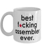 Funny B3st F-cking Assembler Ever Coffee Mug White