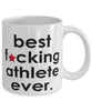 Funny B3st F-cking Athlete Ever Coffee Mug White