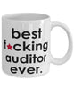 Funny B3st F-cking Auditor Ever Coffee Mug White