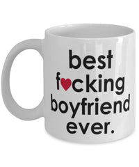 Funny B3st F-cking Boyfriend Ever Coffee Mug White