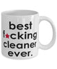 Funny B3st F-cking Cleaner Ever Coffee Mug White