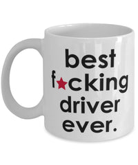 Funny B3st F-cking Diver Ever Coffee Mug White