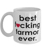 Funny B3st F-cking Farmor Ever Coffee Mug White