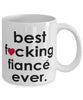 Funny B3st F-cking Fiance Ever Coffee Mug White