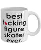 Funny B3st F-cking Figure Skater Ever Coffee Mug White