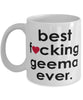 Funny B3st F-cking Geema Ever Coffee Mug White