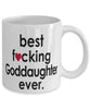 Funny B3st F-cking Goddaughter Ever Coffee Mug White