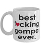 Funny B3st F-cking Gompa Ever Coffee Mug White