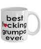 Funny B3st F-cking Grumpa Ever Coffee Mug White