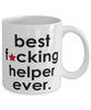 Funny B3st F-cking Helper Ever Coffee Mug White