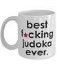 Funny B3st F-cking Judoka Ever Coffee Mug White