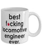 Funny B3st F-cking Locomotive Engineer Ever Coffee Mug White