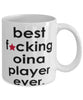 Funny B3st F-cking Oina Player Ever Coffee Mug White
