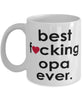 Funny B3st F-cking Opa Ever Coffee Mug White