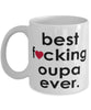 Funny B3st F-cking Oupa Ever Coffee Mug White