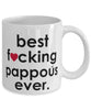 Funny B3st F-cking Pappous Ever Coffee Mug White
