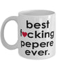 Funny B3st F-cking Pepere Ever Coffee Mug White