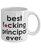 Funny B3st F-cking Principal Ever Coffee Mug White