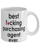 Funny B3st F-cking Purchasing Agent Ever Coffee Mug White