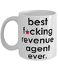 Funny B3st F-cking Revenue Agent Ever Coffee Mug White