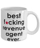 Funny B3st F-cking Revenue Agent Ever Coffee Mug White