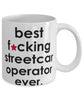 Funny B3st F-cking Streetcar Operator Ever Coffee Mug White