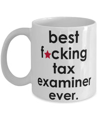 Funny B3st F-cking Tax Examiner Ever Coffee Mug White