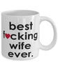 Funny B3st F-cking Wife Ever Coffee Mug White