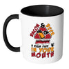 Funny Bacon Mug Bacon Beer High Five In Your Mouth White 11oz Accent Coffee Mugs