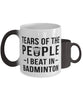 Funny Badmintonist Mug Tears Of The People I Beat In Badminton Coffee Mug Color Changing 11oz