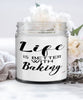 Funny Baker Candle Life Is Better With Baking 9oz Vanilla Scented Candles Soy Wax