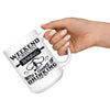 Funny Baking Mug Weekend Forecast Baking With A Chance Of 15oz White Coffee Mugs