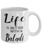 Funny Baladi Rabbit Mug Life Is Better With A Baladi Coffee Cup 11oz 15oz White